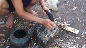 Нож из рога буйвола