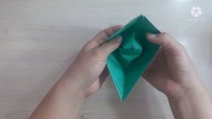 Қағаздан кеме жасау. Лодка из Бумаги.