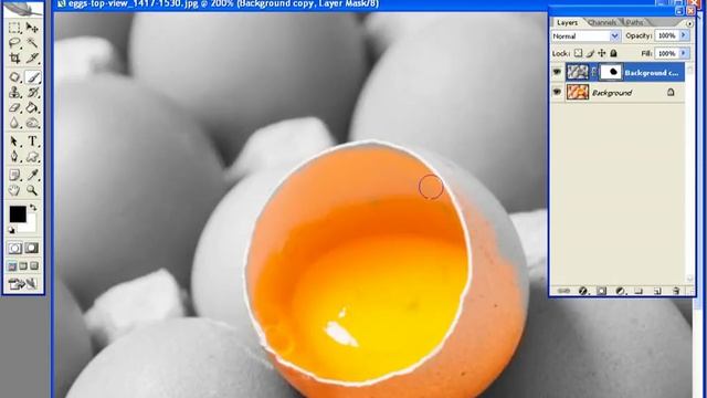 Photoshop cs2 Tutorial: Color Splash Effect смотреть онлайн