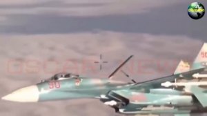 Российский истребитель СУ-27 "Фланкер" перехватил самолет НАТО. Russian Su-27 Flanker and P-3 Orio