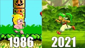 Эволюция серии игр Wonder Boy [1986-2021]