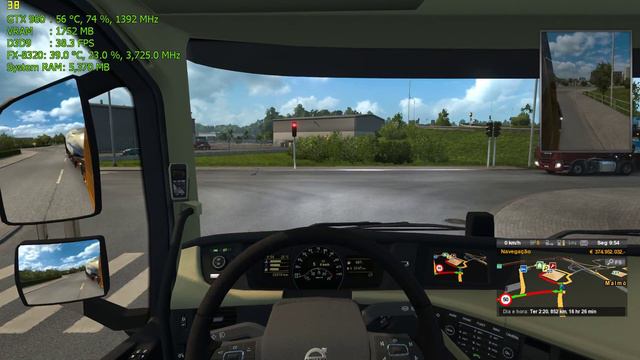 GTX 960 + FX-8320 ÷ Euro Truck Simulator 2 = ± 60 FPS смотреть онлайн