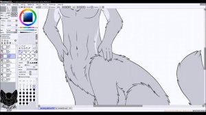 Speedpaint | Furry Fox Taur