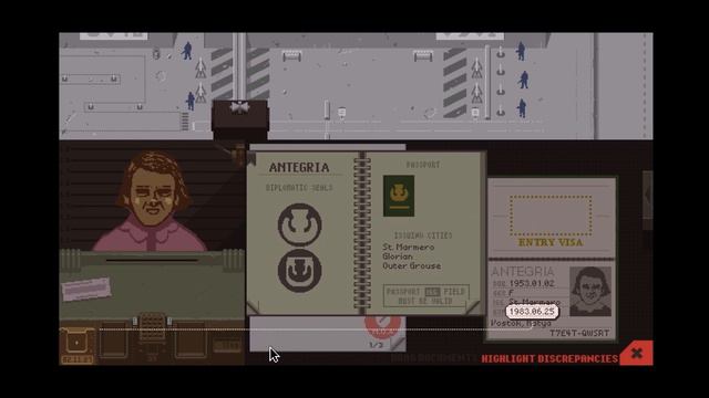 Papers, Please: The Husband, The Wife, and The Killer (Episode 3) смотреть онлайн