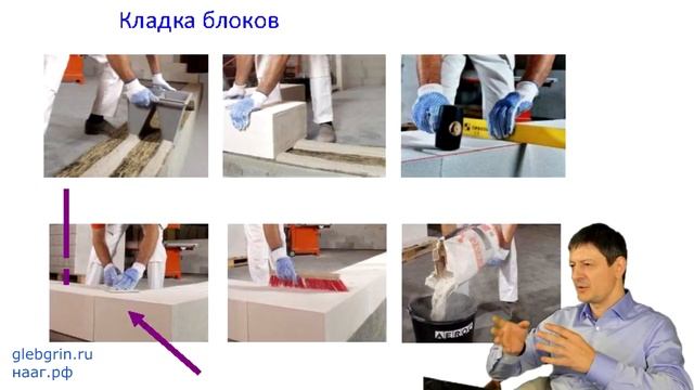 20) Как правильно выполнять кладку из газобетона؟ Почему на кладке появляются трещины؟