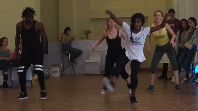 Афра с Annelis Peres. Фестиваль CubA Libre. Пенза, Школа танца Куб'А смотреть онлайн