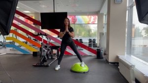 Латеральные приседания полусфера