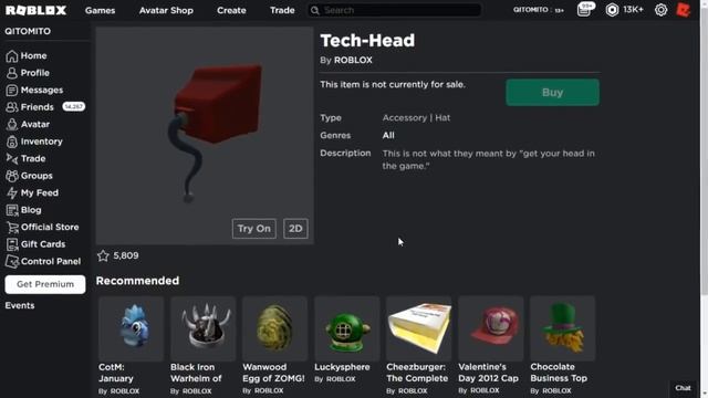 Próximo item Grátis [Tech-Head] Roblox Event смотреть онлайн