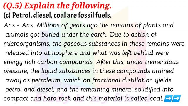 carbon an important element class 9 exercise | Questions and answers | science #chapter13 #std9th смотреть онлайн