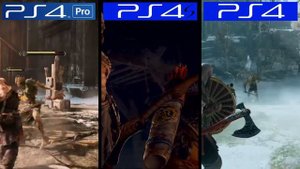 God of War 4 | PS4 Pro VS PS4 Slim VS PS4 | Graphics Comparison