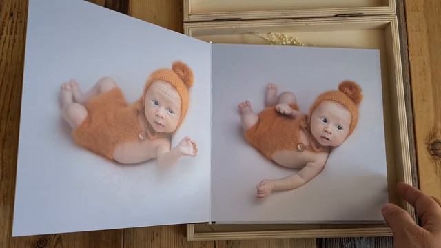Фотосессия новорожденного в студии.