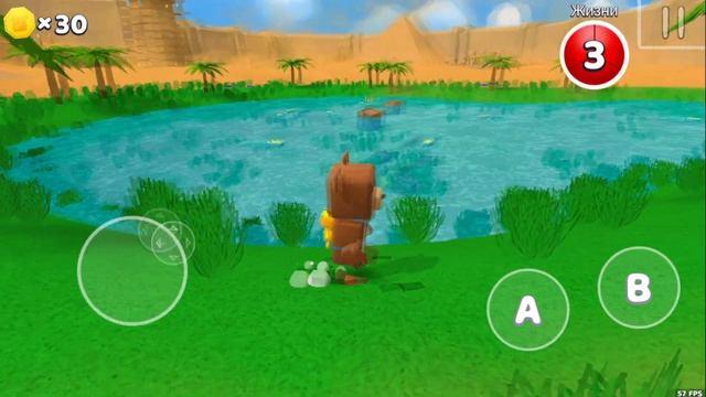 ОЧЕНЬ СЛОЖНЫЙ БОСС В ПУСТЫНЕ!!! Приключение Супер Мишки Спасаем ВСЕХ медведей! Super Bear Adventure смотреть онлайн