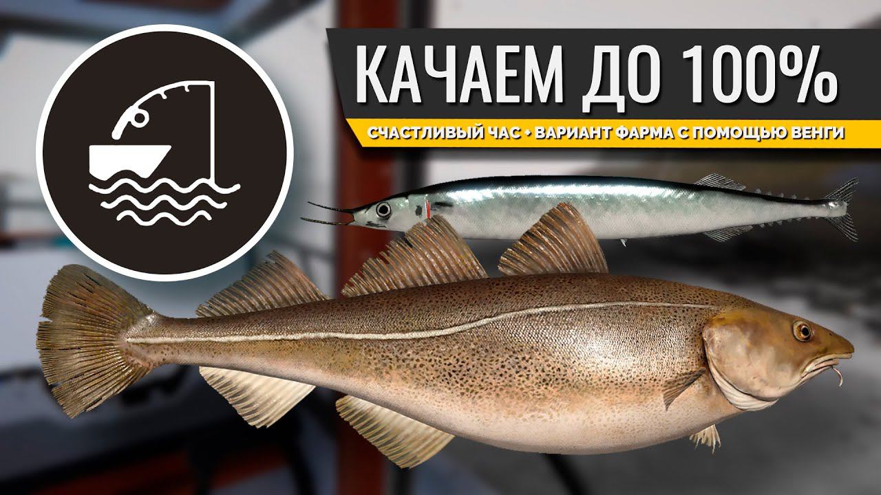 РУССКАЯ РЫБАЛКА 4 - Норвежское море, Прокачка навыка до 100% Стрим 5. СЧ + фарм монет. смотреть онлайн