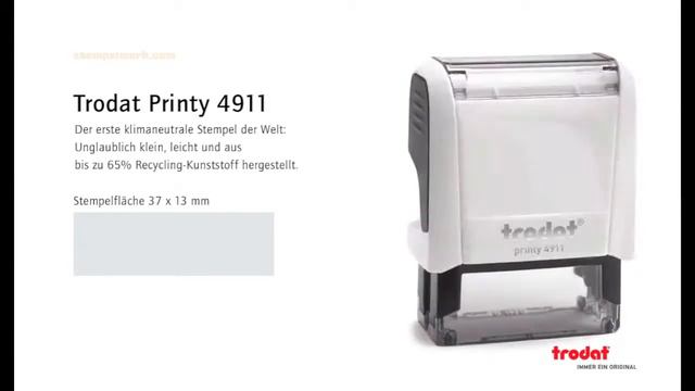 Trodat Printy 4911 смотреть онлайн