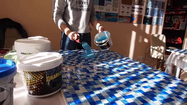 Мастеркласс по нанесению эпоксидной затирки 2 смотреть онлайн