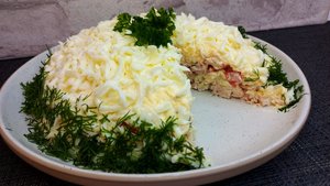 Салат на праздничный стол, вкусный, быстрый и простой