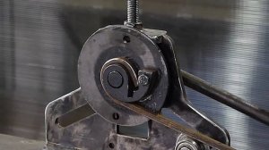 Гнём завиток большая баранка из профиля 10х10 мм  на станке Шарман.  Инструкция.