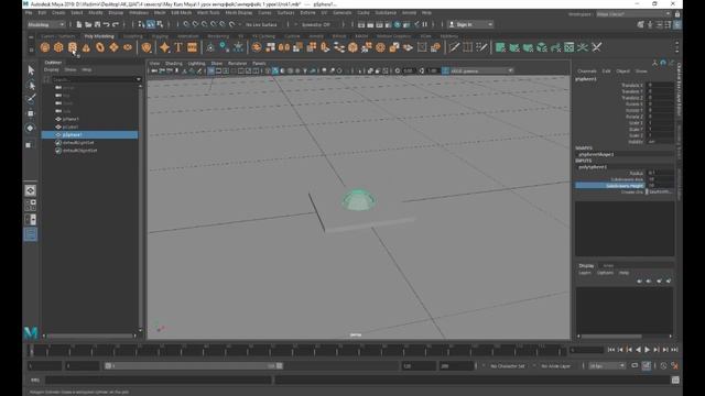 1 урок. Maya интерфейс. Для компьютерной академии TOP.