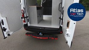 Renault Master L2H2 fitted with polylaminate lining, storage and a 1000W pure sine wave inverter.