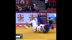 15 секунд на татами и безоговорочная победа  Карена Галстяна. #Большойшлем #judo  #tbilisi