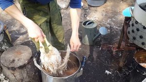 Перосьемная машина, своими руками