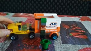 Life hack! Мусоровоз с  боковой загрузкой из конструктора Лего!