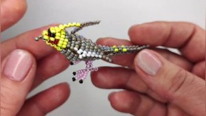 Попугай из #бисера