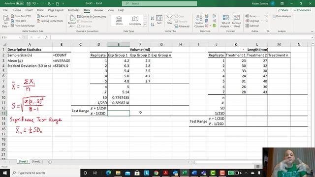 Tutorial Descriptive Statistics on Excel Using Formulas