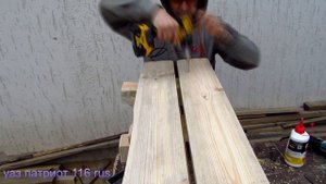 Скамейка своими руками из дерева