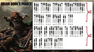 Brian Boru's March - Trad Irlande - Tin Whistle - flute Irlandaise -Tabs and notes