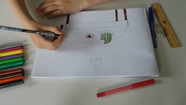 Рисуем "Летний завтрак на столе" ВМЕСТЕ! смотреть онлайн