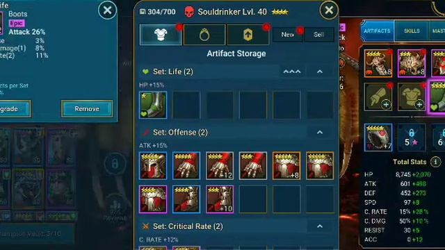 Raid:Shadow Legends. Artifact Mission - Equip 2 ATK Champions with Level 12+ artifacts смотреть онлайн
