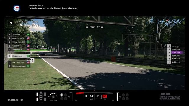 Gran Turismo®SPORT Corrida Diária Monza Sem Chicane(4) Red Bull X2014 Junior Replay