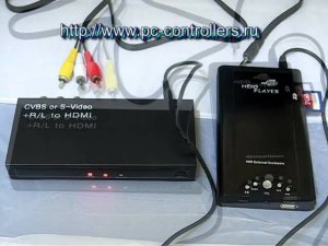 Конвертер Composite Video/S-Video+R/L Audio to HDMI Espada HCC0101