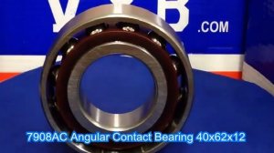 7908AC Angular Contact Bearing 40x62x12