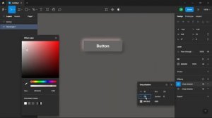 Learn how to make neumorphic button in two three step in figma #figma #tutorial