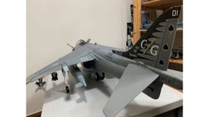 av8b harrier 2 hobbyboss 1/18 scale