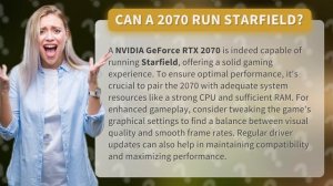 Can a 2070 run Starfield?