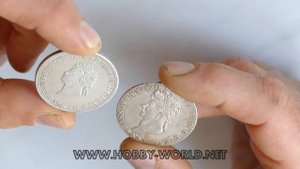 Немецкая монета 1828 2/3 талера Ганновер