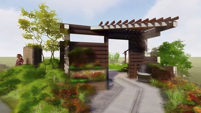 Проект выставочного сада «Легкий пар» смотреть онлайн