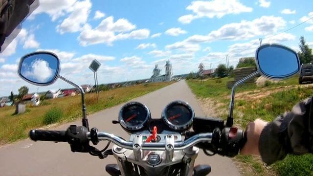 Путешествие на CB400. Достопримечательности села Тагашево.