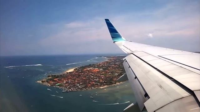 Super Smooth Garuda Indonesia 737-800 Landing In Denpasar, Bali, Indonesia | UseStarCode_IJY