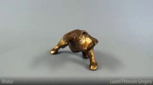 "Brutus" - A Bronze Bear Sculpture by Laurel Peterson Gregory