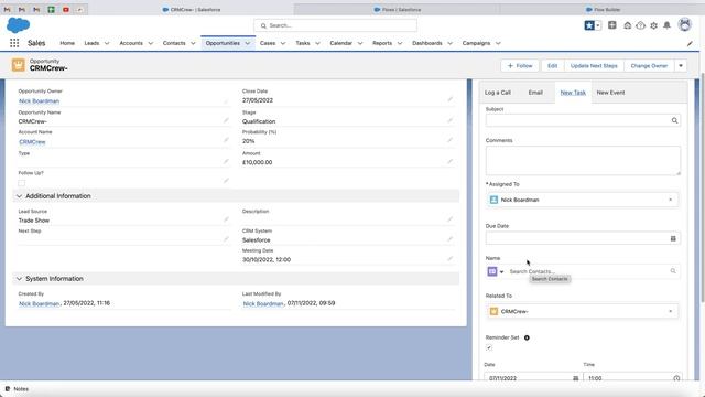 Create Automated Tasks In Salesforce | Full Tutorial | 2022 смотреть онлайн