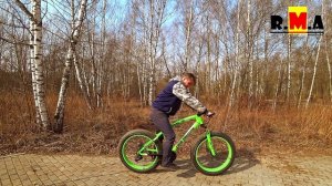 китайский фэтбайк LOVE FREEDOM - выявлены проблемы с эргономикой.