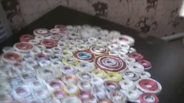 Объёмная салфетка из бумаги. "Бронзовое" панно. смотреть онлайн