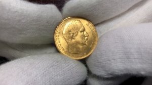ЗОЛОТЫЕ монеты Франции! 40 франков 1812 Наполеон Бонапарт, 20 франков 1855, 10 франков «Церрера»!