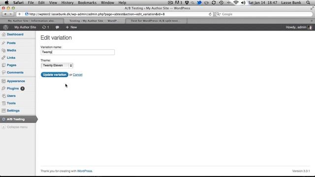 How to split test WordPress themes using the A/B Test plugin смотреть онлайн
