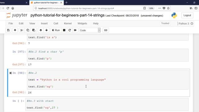 Python Tutorial For Beginners - Part - 14 - Strings - Part - 06