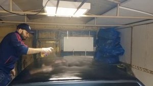 Очень Бюджетная покраска балончиками из Леруа. Как покрасить крышу ваз 2108 без подготовки в гараже